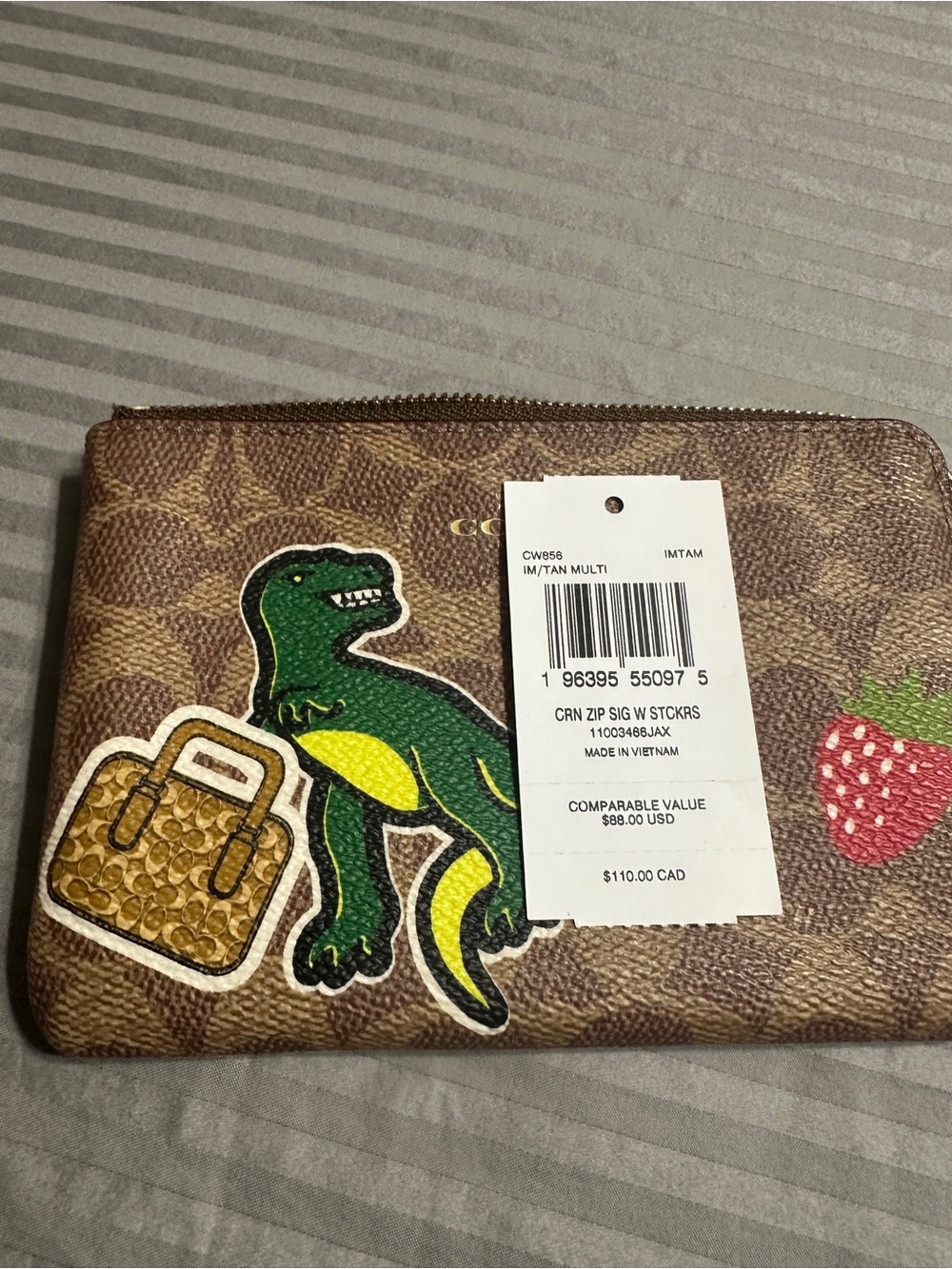 COACH Sticker Print Rowan & Matching Wrislet - Picture 15 of 15